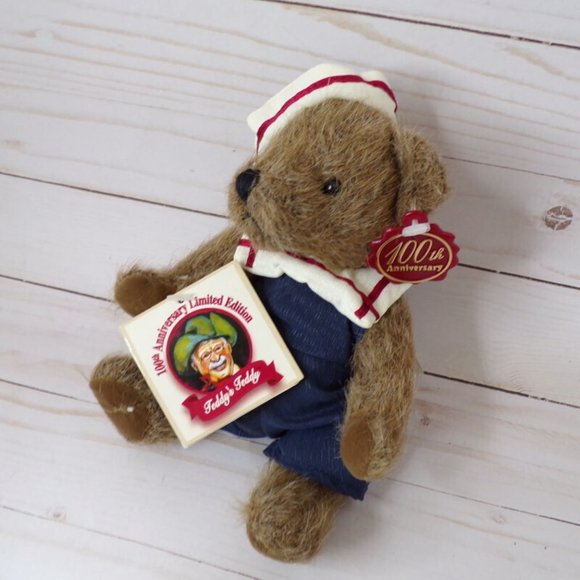 DanDee Teddy's Teddy 100th Anniversary Bear in Sailors Outfit 7"  2842 - Picture 2 of 8